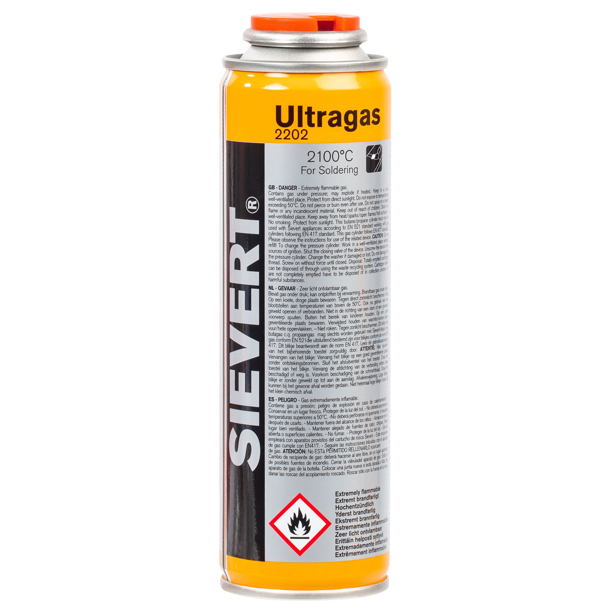 Sievert Gasflaske, 110 ml.