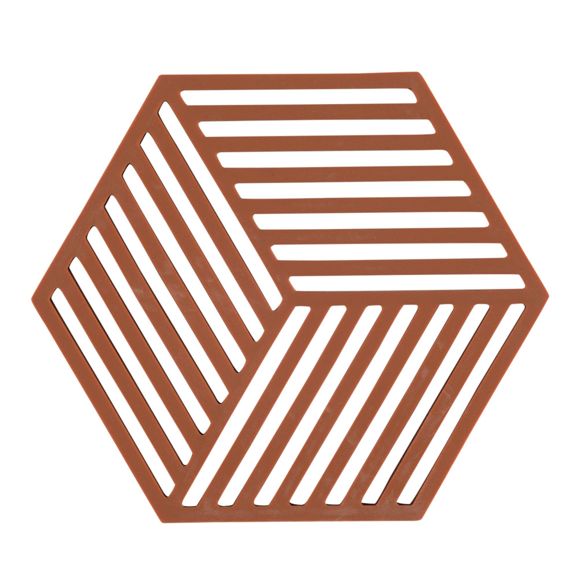 Zone Hexagon Bordskåner, terrakotta