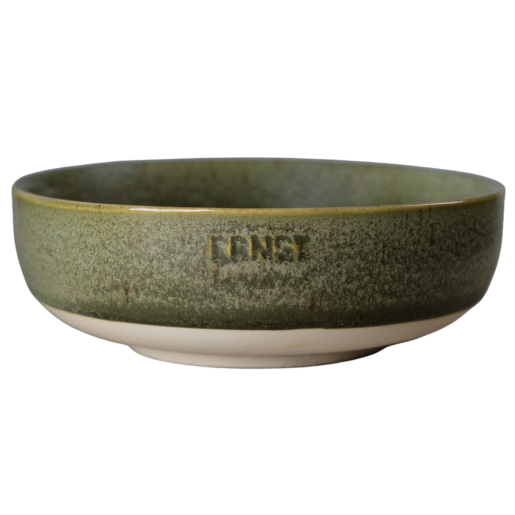 Ernst Skål grøn/natur 14 cm