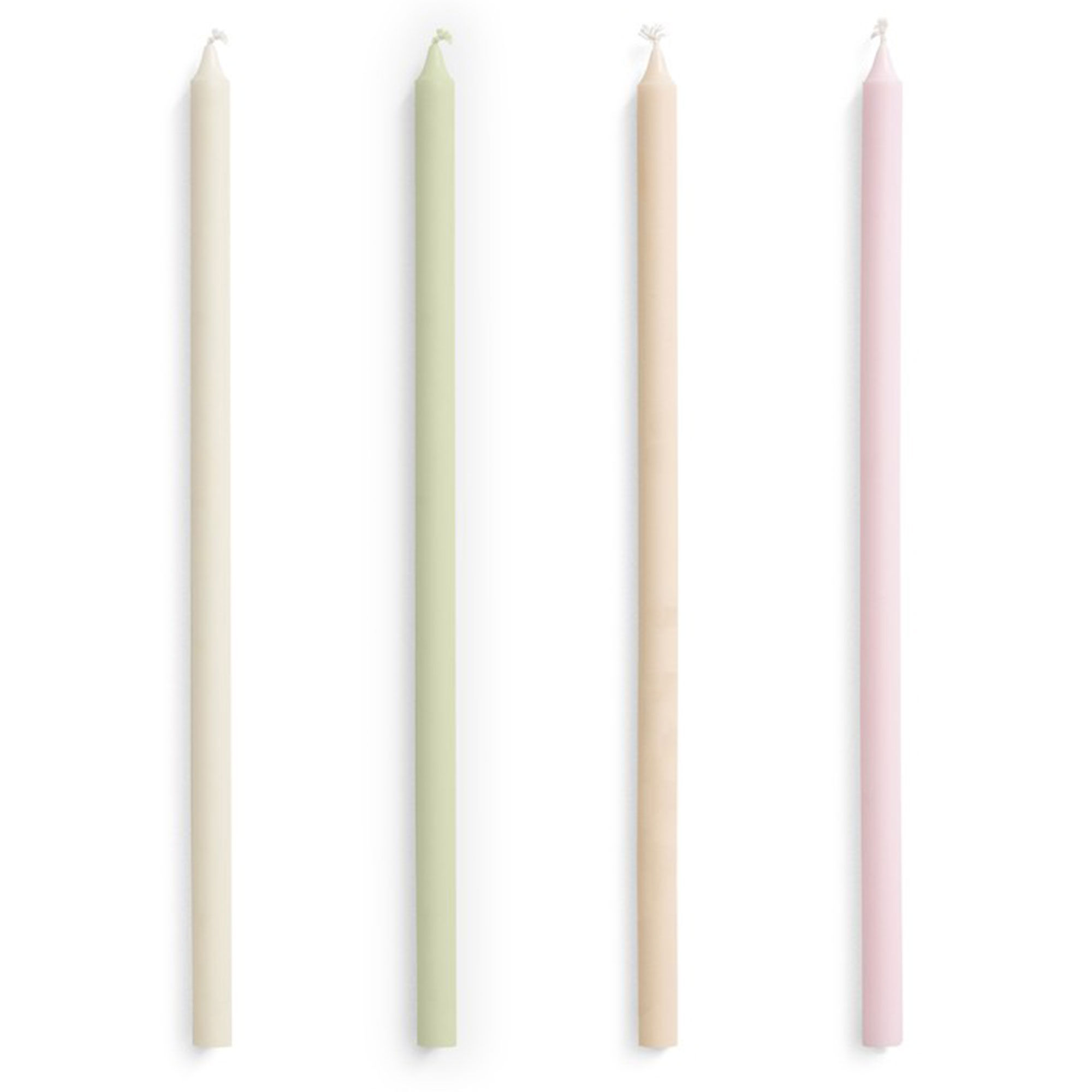 Hay Smalle kronelys 4-pak, pastel