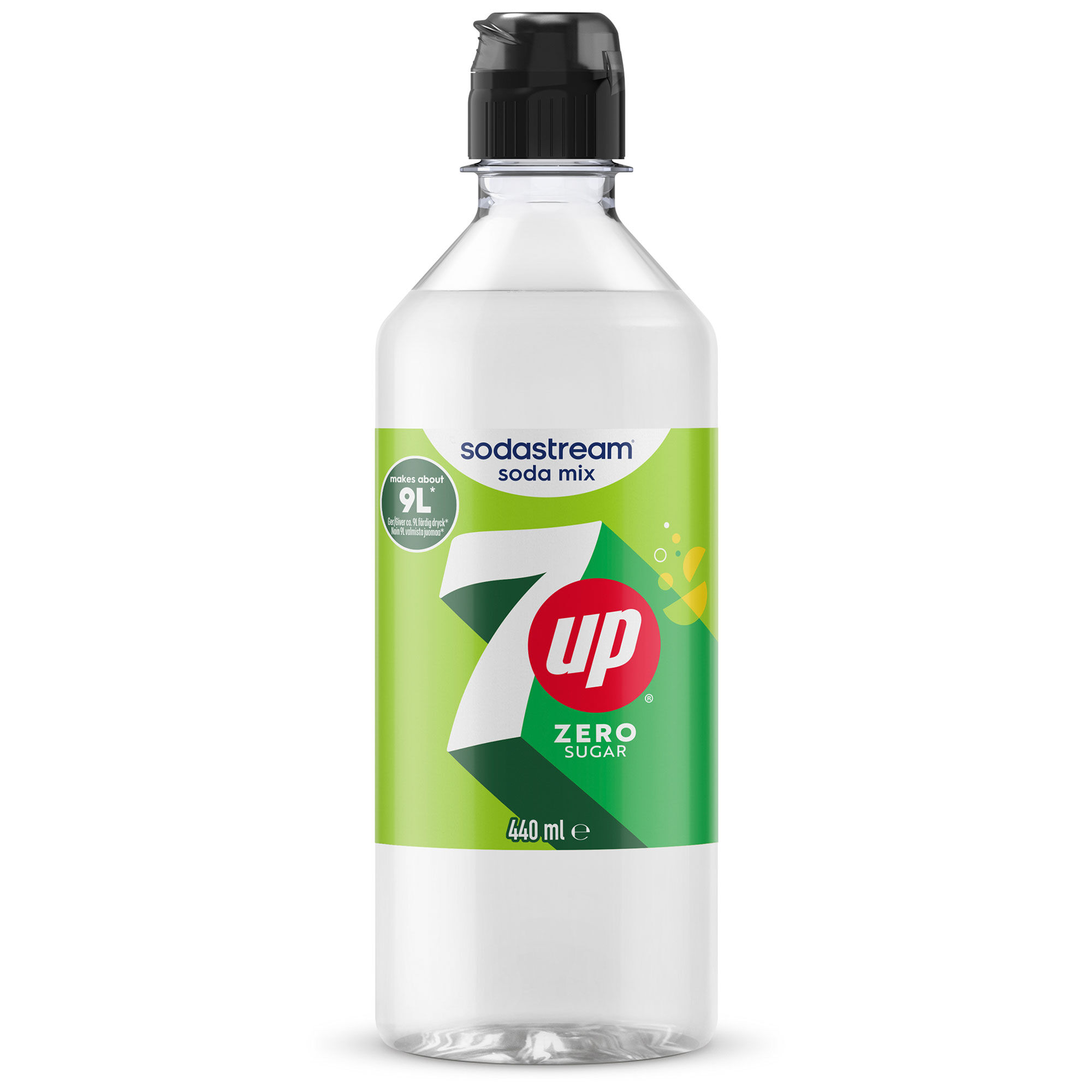 Sodastream 7Up Zero smagskoncentrat 440 ml