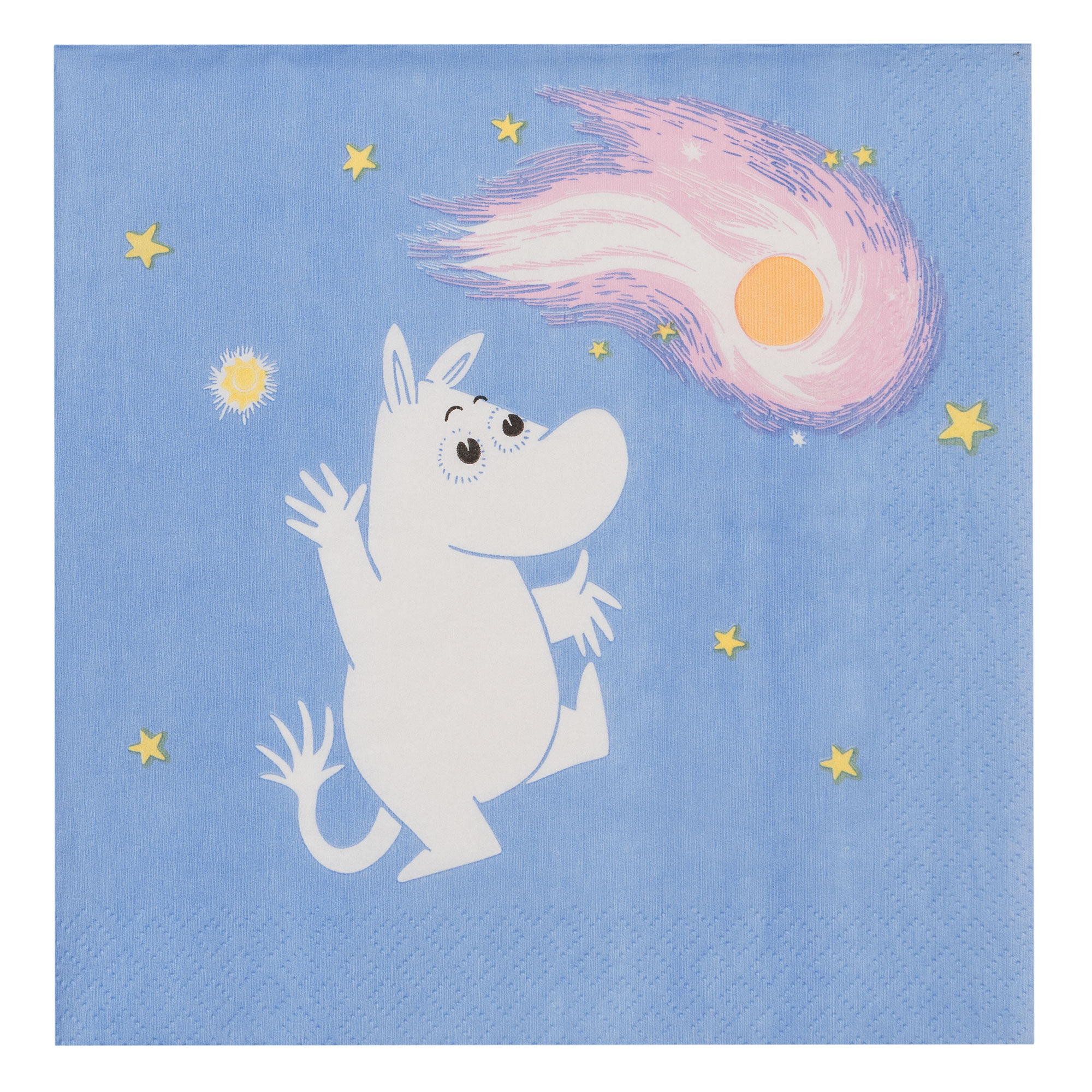 Moomin arabia Rumeventyr papirserviet 33 cm, blå