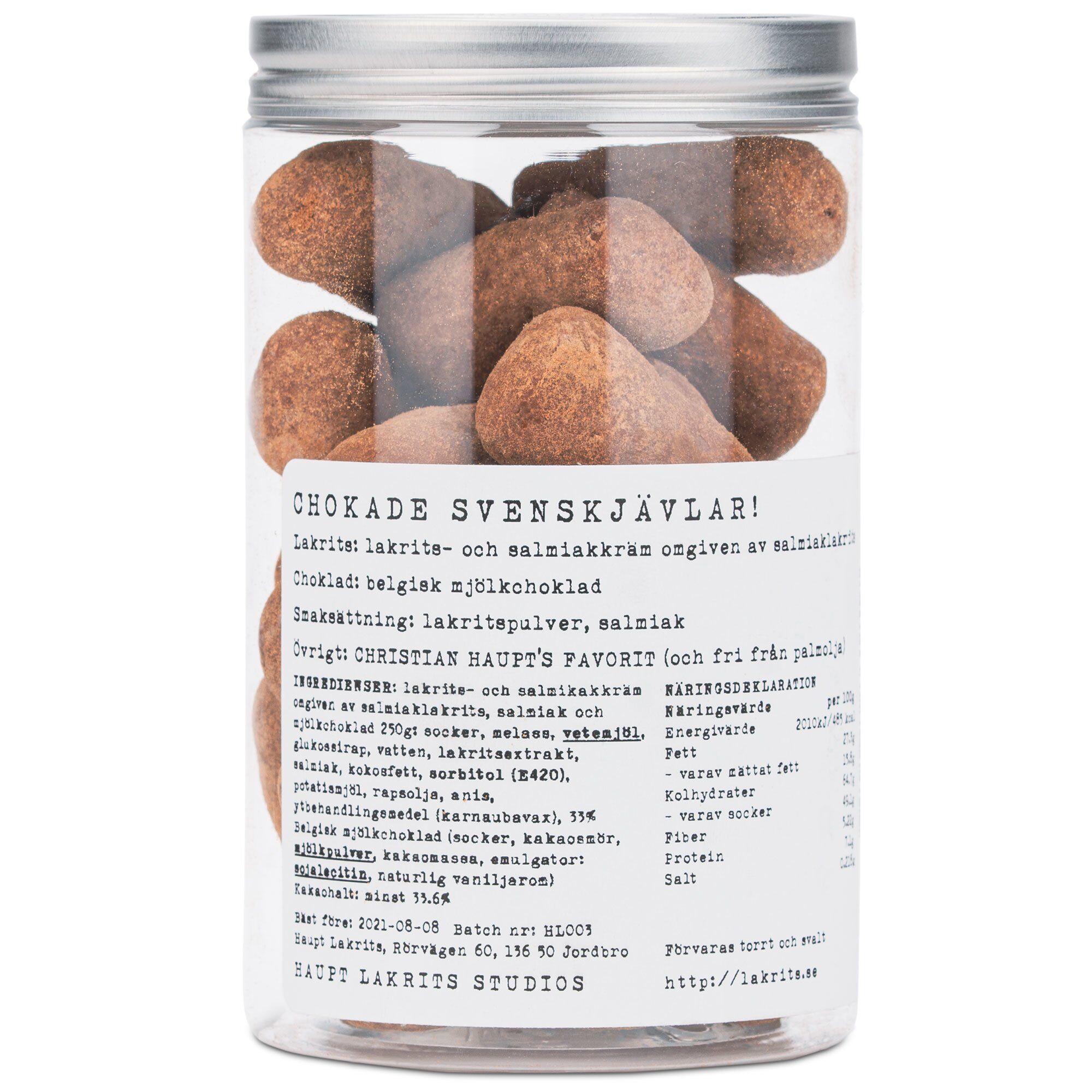 Haupt lakrits Chokolade Svenskjävlar! 250 g