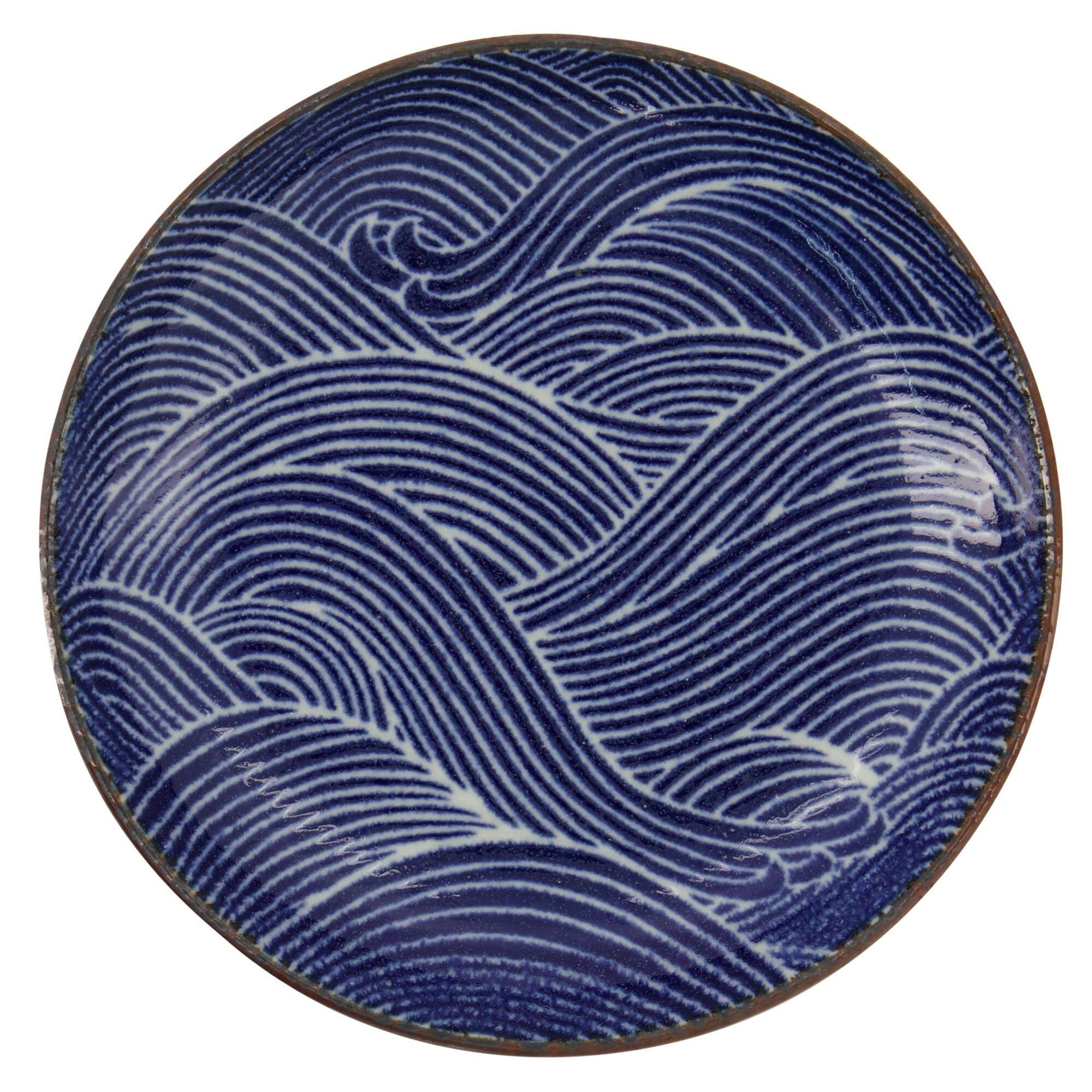 Tokyo design studio Seigaiha tallerken 15,8 x 2,5 cm, blå