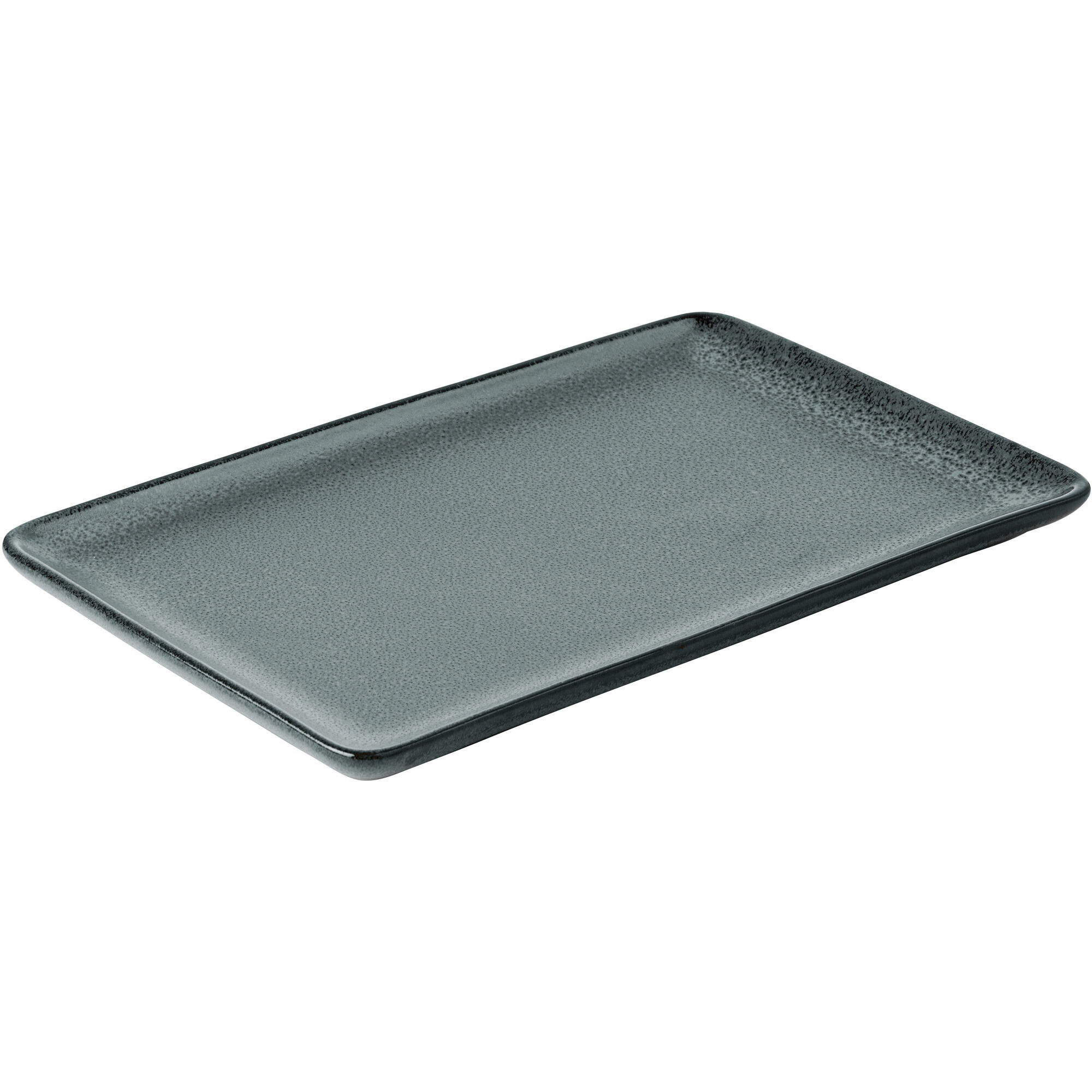 Aida RAW rektangulær middagstallerken 23,5 x 15cm., nordisk grøn
