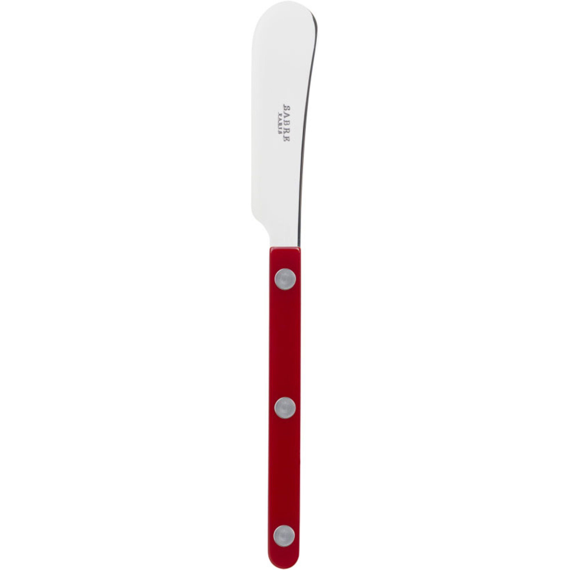 Sabre paris Bistrot Solid smørkniv 14 cm, burgundy