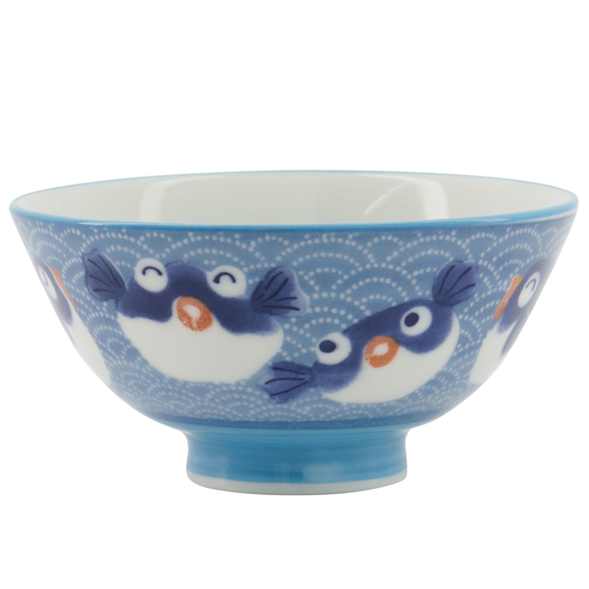 Tokyo design studio Kawaii Fish Blue skål 11 cm